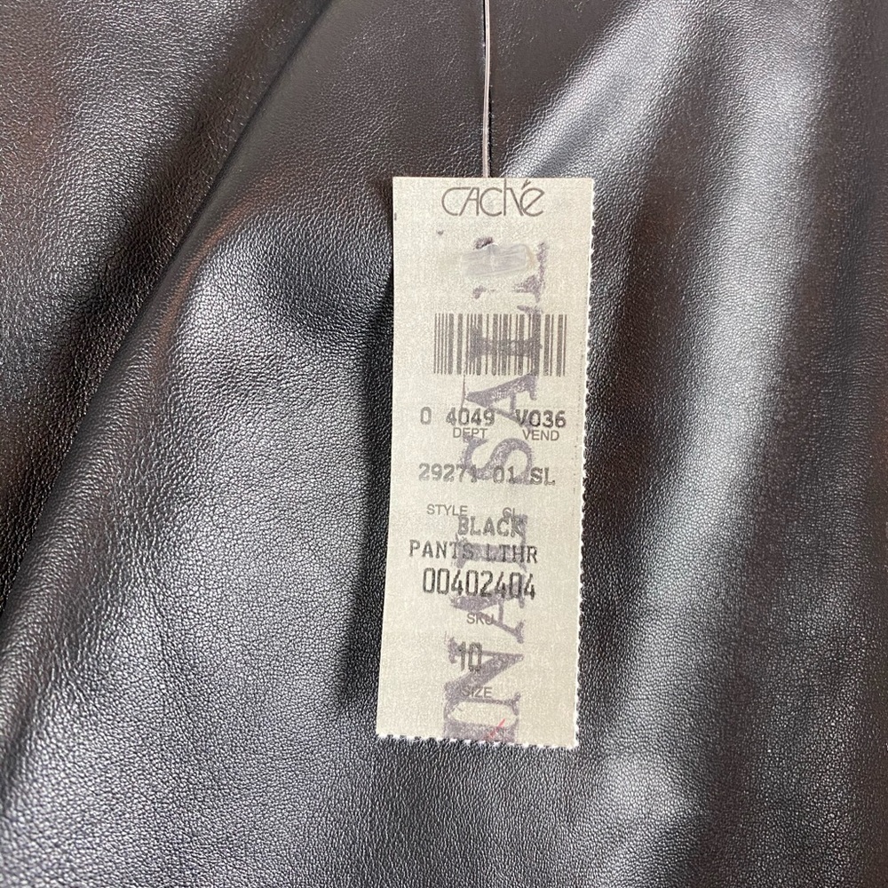 Cache | Black Leather Pants - image 4